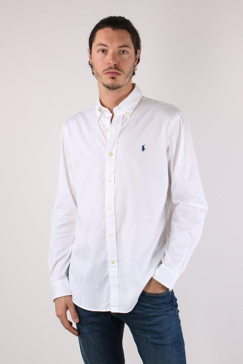 Camicia Custom Cotone Leggero White