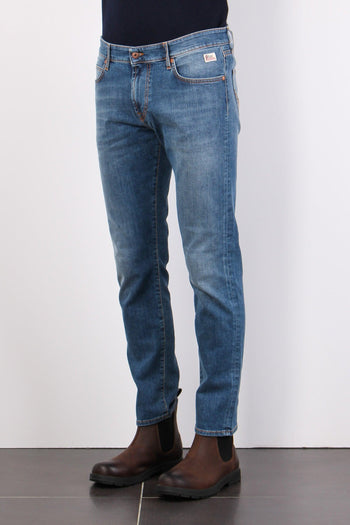 Denim Slim Fit Denim Medio - 5