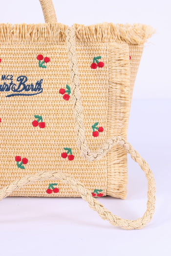 Colette Paglia Beige/rosso - 4