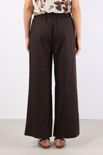 Pantalone Cotone Orlo Alto Sacher - 4
