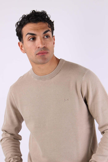Maglia Girocollo Punto Riso Stone - 7