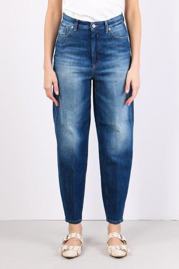 Bessie Denim Carrot Pulito Denim Scuro - 2
