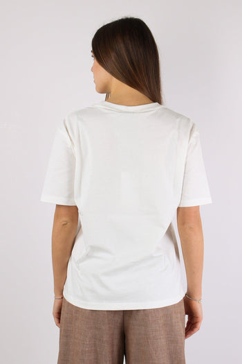 T-shirt Stampa Bimba Telefono Bianco - 4