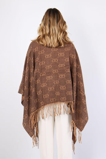 Poncho Frange Maxi Logo T.moro - 3