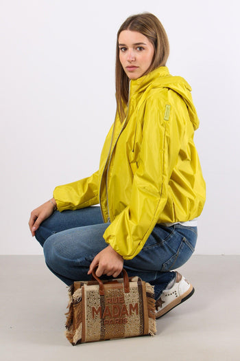 Giubbotto Corto Over Nylon Cedar Yellow - 3