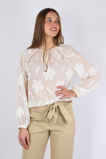 Casacca Ricamo Lurex Naturale - 2