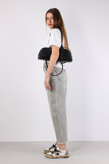 Denim Barrel Sporcato Grigio - 5
