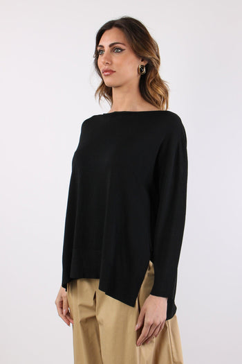 Maglia Girocollo M/l Basica Nero - 6