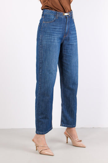 Carla_241 Jeans Bagghy Leggeri Blue Denim - 6