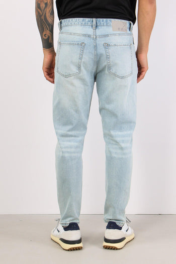 Jeans Cropped Denim Chiaro - 4