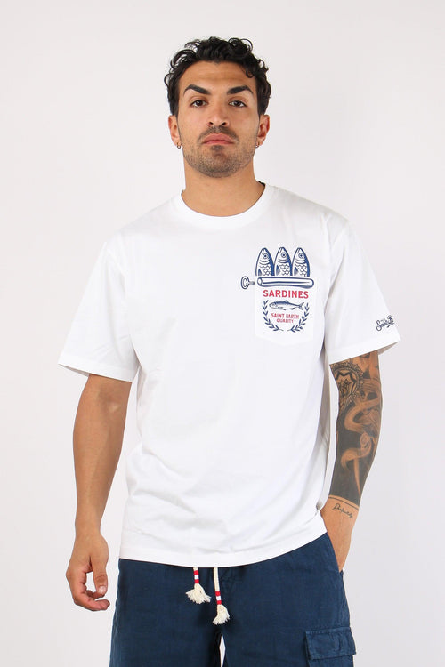 T-shirt Stampa Bianco