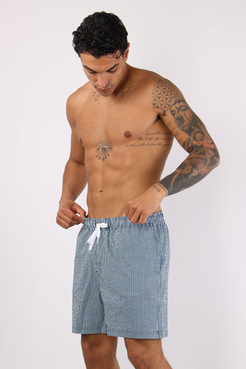 Costume Pantalone Riga Navy/bianco - 5