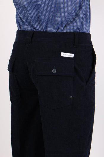 Dolce Pantalone Velluto Mill Blu - 5