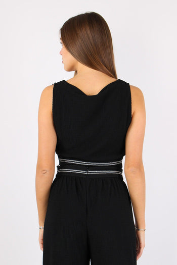 Top Goffrato Nero - 4