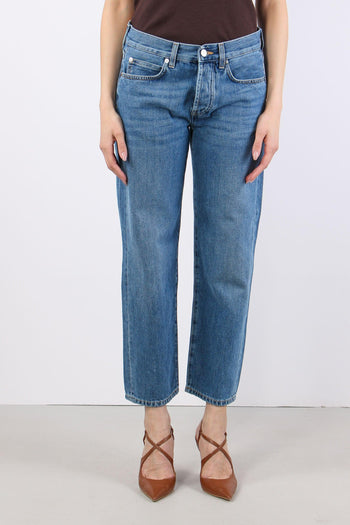 Denim Boyfriend Misto Canapa Denim Medio - 4