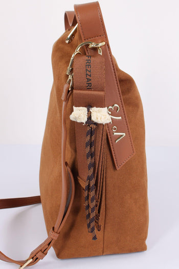 Danielle Sacca Hobo Ecocamosci Cuoio - 4