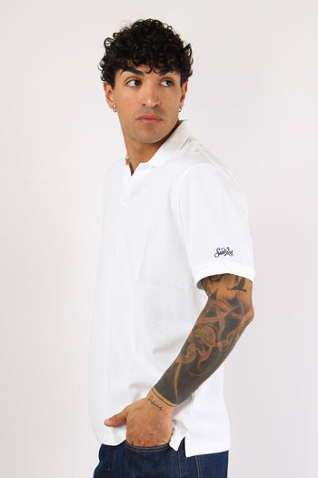 Polo Piquet Basica Bianco - 2