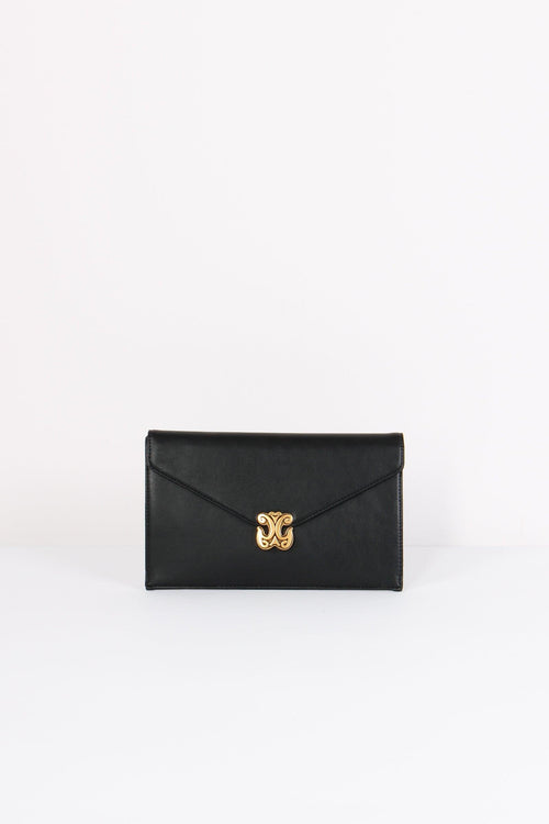 Pochette Patta Double G Nero