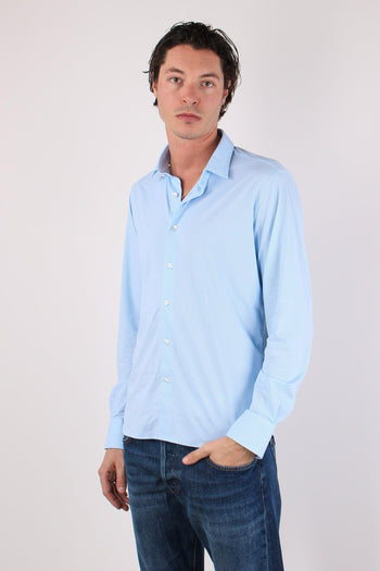 Camicia Tessuto Tecnico Micro Fantasia White - 5