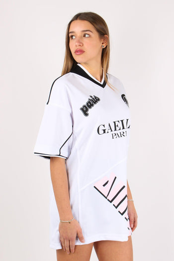 T-shirt Over Logo Capsule Bianco - 5