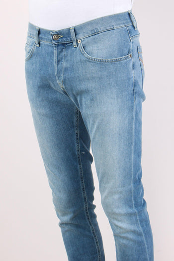 George Denim Slavato Risvolto Denim Chiaro - 6