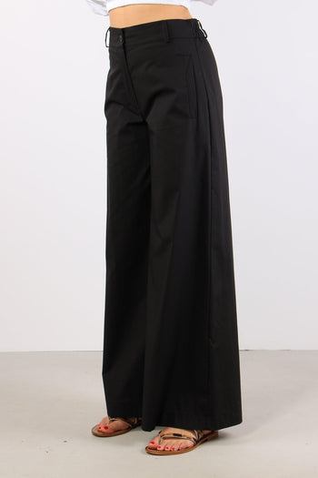 Pantalone Cotone Elastico Diet Nero - 3