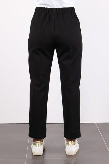 Pantalone Gamba Dritta Nero - 5