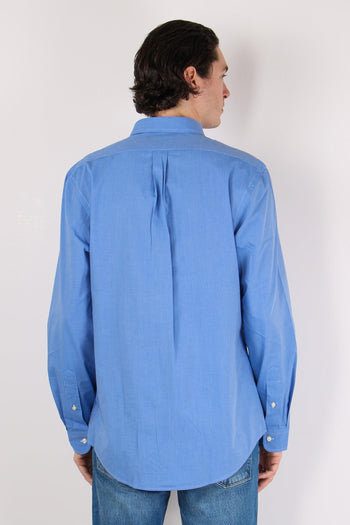 Camicia Popeline Stretch Blue End - 3