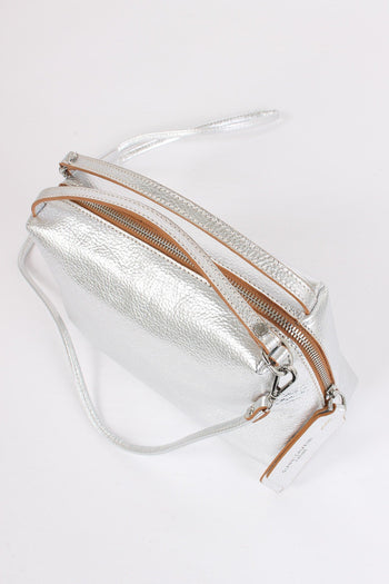 Alifa Mini Bag 2 Manici Meta Silver - 6
