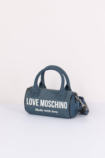 Bauletto Canvas Lettering Denim - 2
