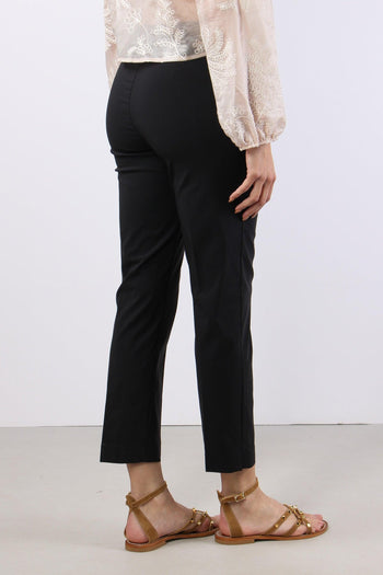 Pantalone Stretto Spacchetti Nero - 6
