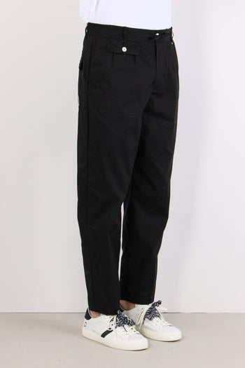 Pantalone Cotone Nero - 7