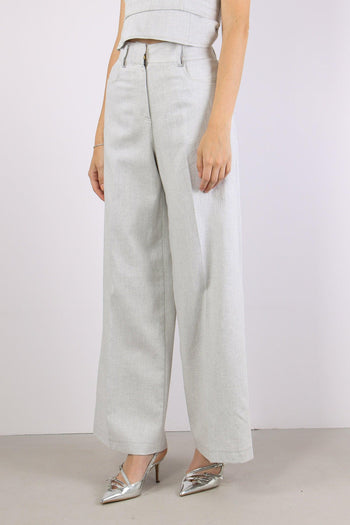 Pantalone Palazzo Coulisse Pearl - 3
