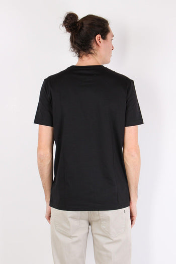 T-shirt Cotone Logo Nero - 3