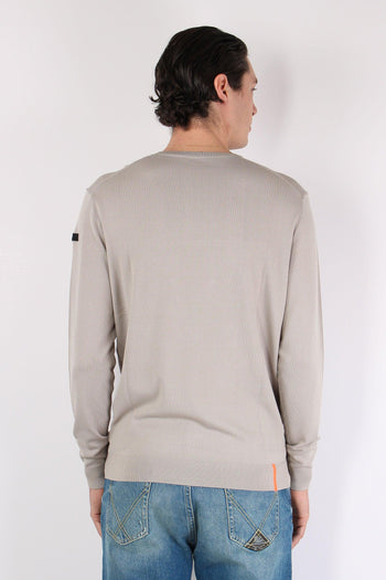 Maglia Girocollo Tessuto Tecnico White - 5