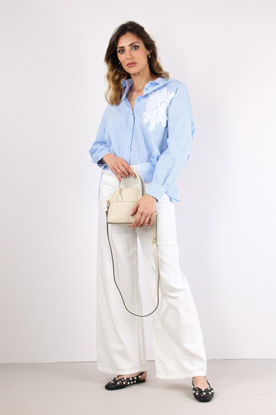 Pantalone Bull 5 Tasche Bianco