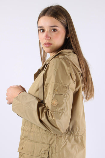 Diletta Parka Nylon Tasca Topp Stardust Beige - 8