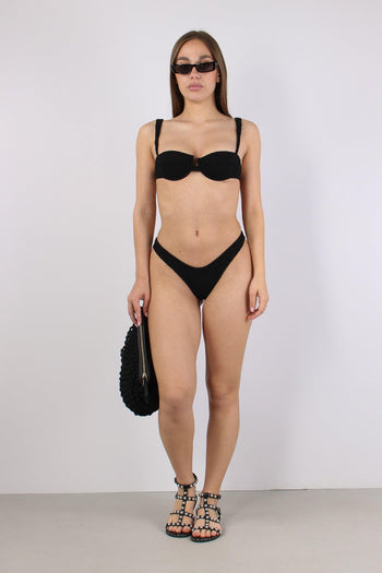Adele Bikini Conchiglia Pizzo Nero - 5