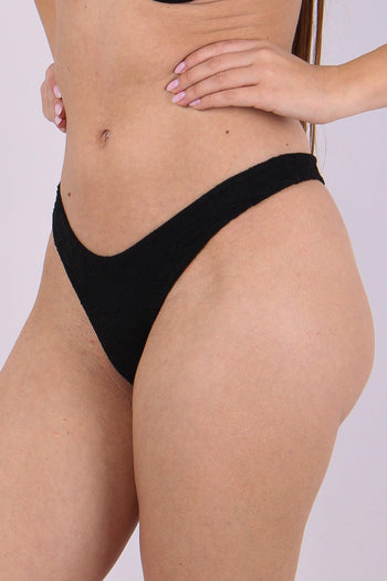 Adele Bikini Conchiglia Pizzo Nero - 8