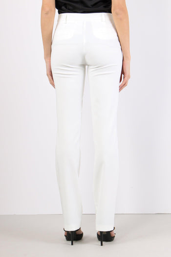 Krizia Pantalone Palazzo Lin Pink Tin - 4