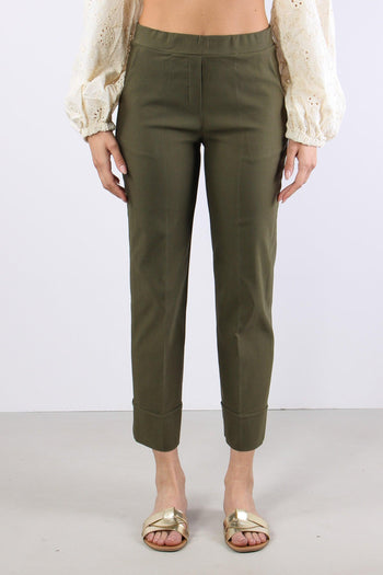 Pantalone Dritto Risvolto Militare - 2