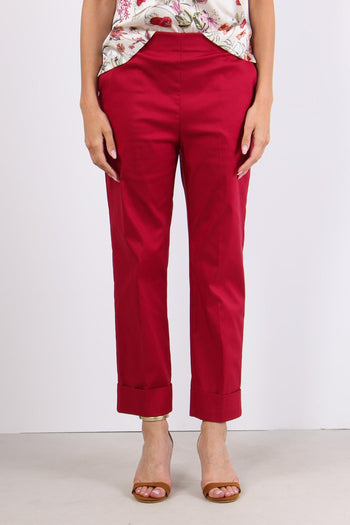 Pantalone Gamba Dritta Risvolt India - 2