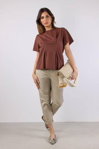 T-shirt Clessidra Riprese Malva - 5