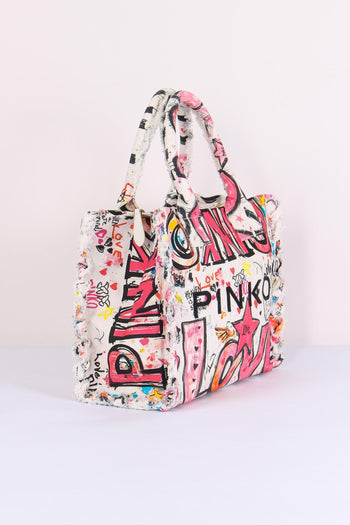 Shopping Beach Canvas Graffiti Multicolor - 7
