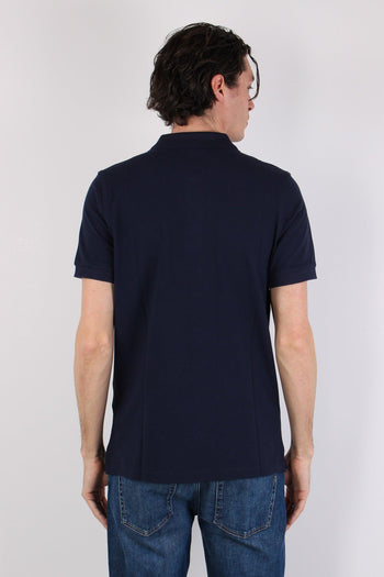 Polo Colletto Contrasto Blu - 4