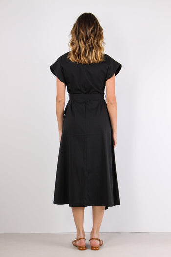 Abito Scavo V Tasche Nero - 4