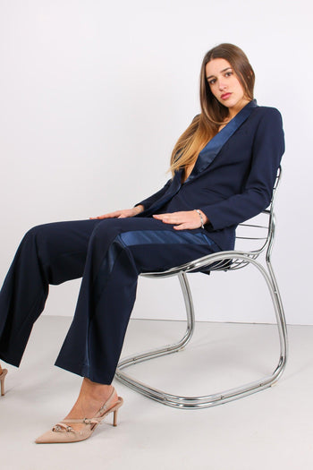 Pantalone Banda Raso Blu - 5