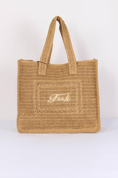 Borsa Rafia Beige