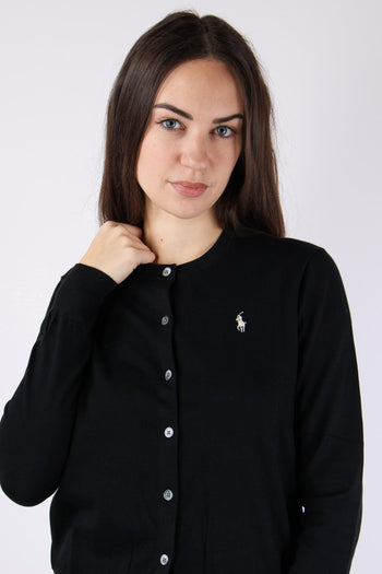 Cardigan Cotone Polo Black - 7