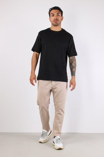 T-shirt Over Jersey Nero - 2